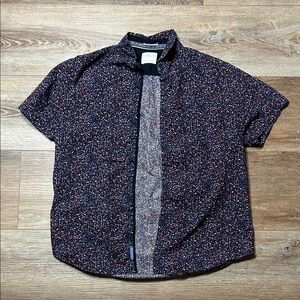 Denim & Flower Black and Red Patterned Casual Shirt